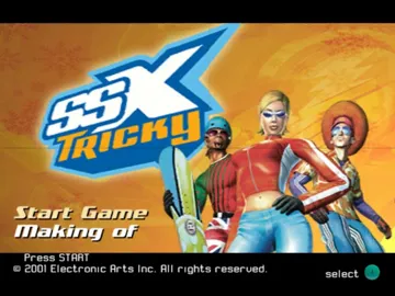 SSX Tricky screen shot title